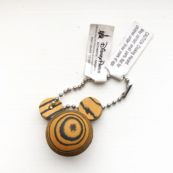 Disney Accessories - Vintage orange Disney Mouse Ears foam keychain